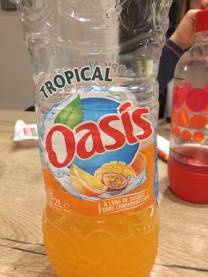Oasis tropical front packaging