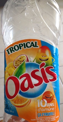 Tropical Boisson rafraîchissante aux fruits front packaging