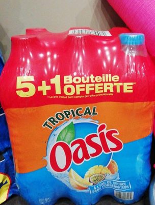 Oasis tropical front packaging