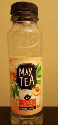 MayTea Thé infusé glacé parfum pêche blanche front packaging