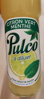 Sirop citron vert et menthe