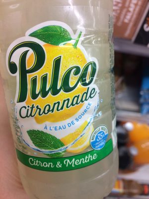 Pulco Citron & Menthe ingredients label