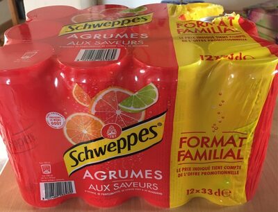 Schweppes Agrumes front packaging