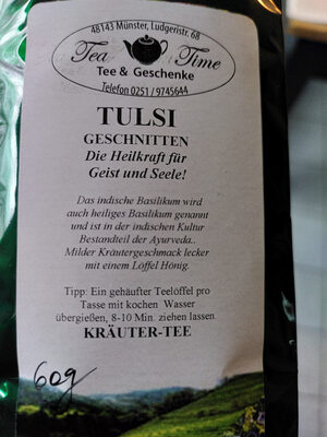 Tulsi Tee, indisches Basilikum