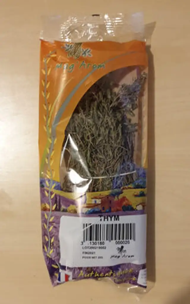 Thym front packaging