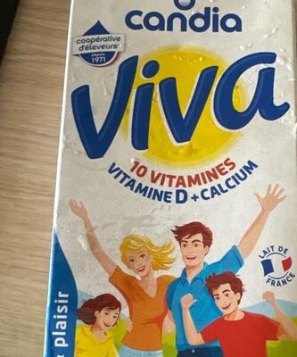Viva milk front packaging