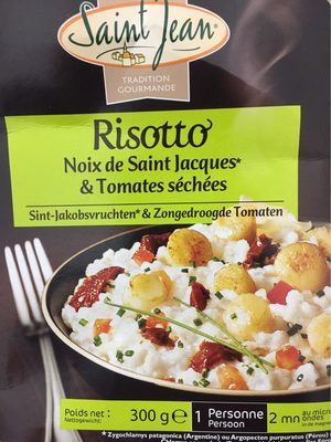 Risotto Noix de Saint Jacques & Tomates séchées