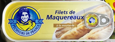 Filets de Maquereaux à la moutarde front packaging