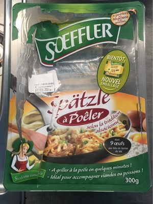 Spatzle a poeler