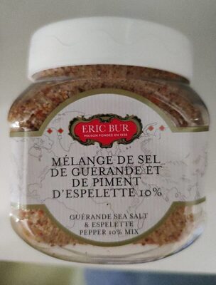 Mélange de sel de Guérande Et de Piment d'Espelette 10%