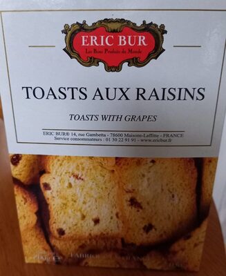 Toasts aux raisins