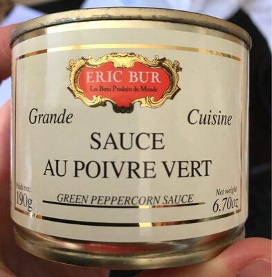 Sauce poivre vert