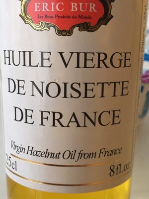 Huile vierge de noisette