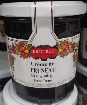 Crème de pruneau