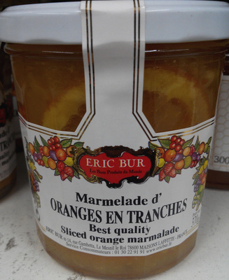 Marmelade d'oranges en tranches