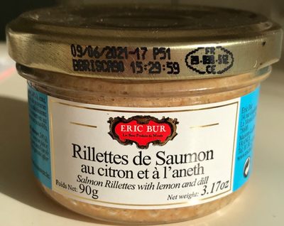 Rillettes de Saumon au citron et à l'aneth