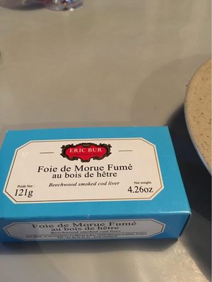 Foie de morue fumé au bois de hêtre