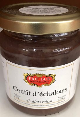 Confit d'echalotes ERIC BUR