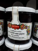 Confiture extra de CASSIS sans pépins