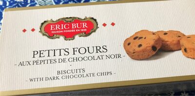 Petits fours aux pepites de chocolat noir