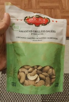 Amandes grillées salées