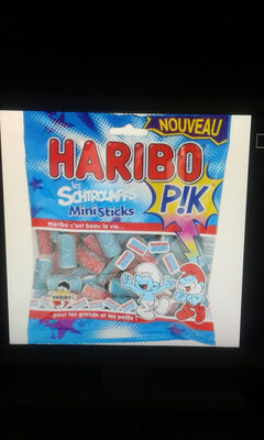 Les schtroumpfs mini sticks pik  nutrition facts table
