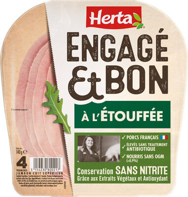 Jambon cuit supérieur à l'étouffée