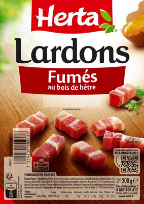 HERTA Lardons Fumés 200g
