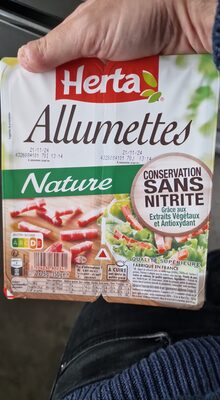 Allumettes Nature sans nitrite