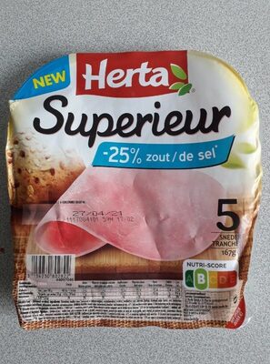 Herta jambon superieur front packaging