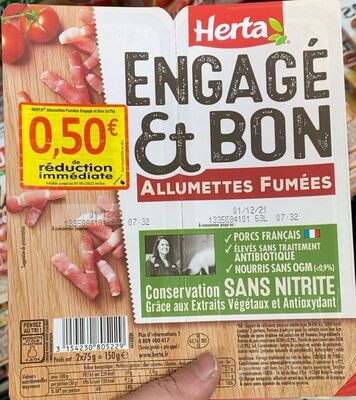 Allumettes fumées Engagé et Bon