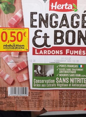 Engagé et Bon lardons fumés