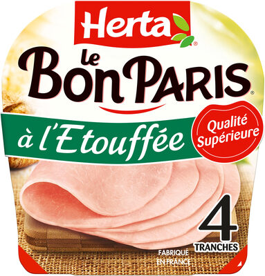 HERTA LE BON PARIS Jambon à l'étouffée x4 -170g