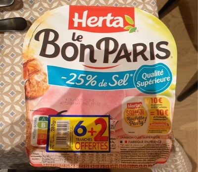 Jambon cuit superieur