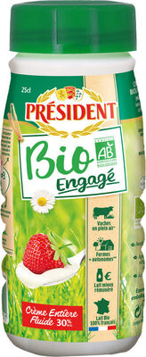 Crème fluide biologique Longue conservation Président