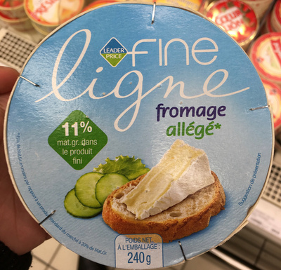 Fine ligne Fromage Allégé front packaging