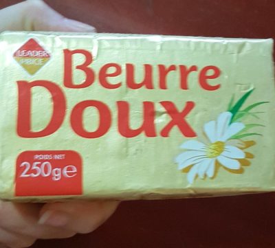 Beurre doux front packaging