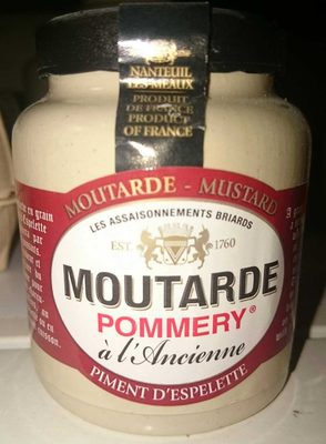 Moutarde au piment d'espelette