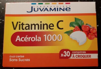 Vitamine C Acérola 1000 front packaging