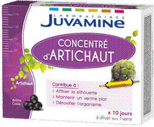 Juvamine Concentré D'artichaut. Boîte De 10 Ampoules