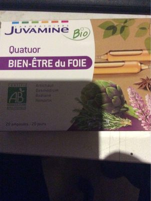 Juvamine Quatuor Bien-être Du Foie. BT