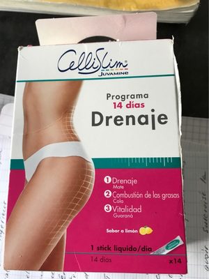 Programe 14 jours Drenage front packaging