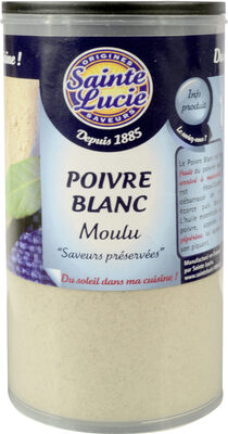 Poivre blanc moulu