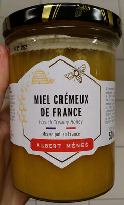 Miel Crémeux de France front packaging