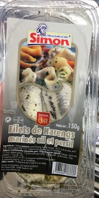Filets de Harengs marinés ail et persil