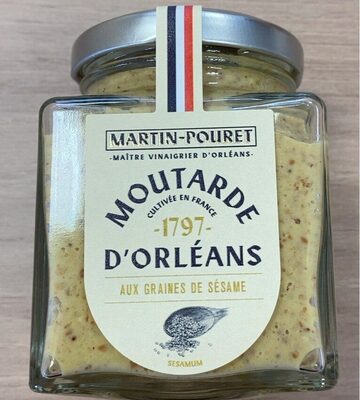 Moutarde d'Orléans aux graines de sésame