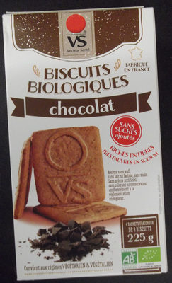 Biscuits Biologiques chocolat front packaging