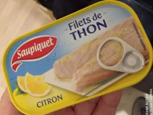 Filet de thon citron front packaging