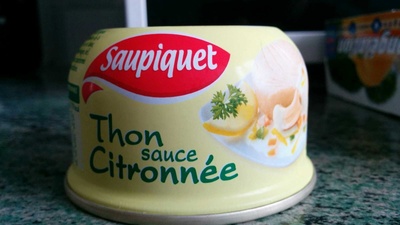 Thon sauce citronnée front packaging