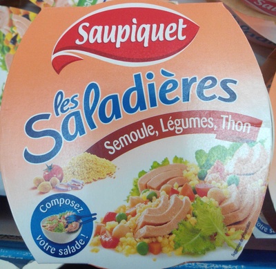 Les Saladières Semoule, Légumes, Thon